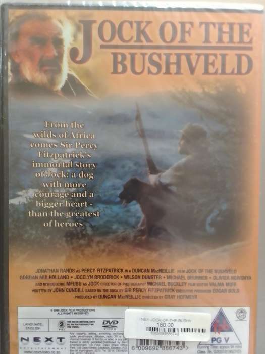 Jock Of The Bushveld (DVD) Jonathan Rands (New)