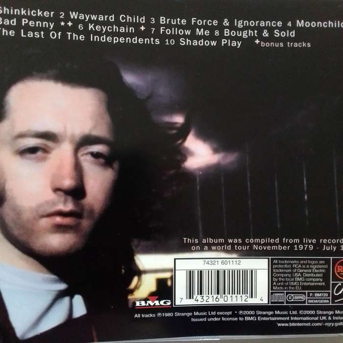 Rory Gallagher (CD) Stage Struck  Box Set Of 2