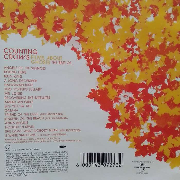 Counting Crows (CD) Films About Ghosts - The Best Of