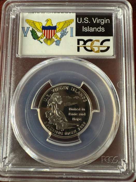 2009 USA 25C VIRGIN ISLANDS