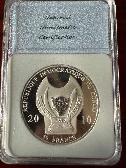 2010 CONGO 10 FRANCS