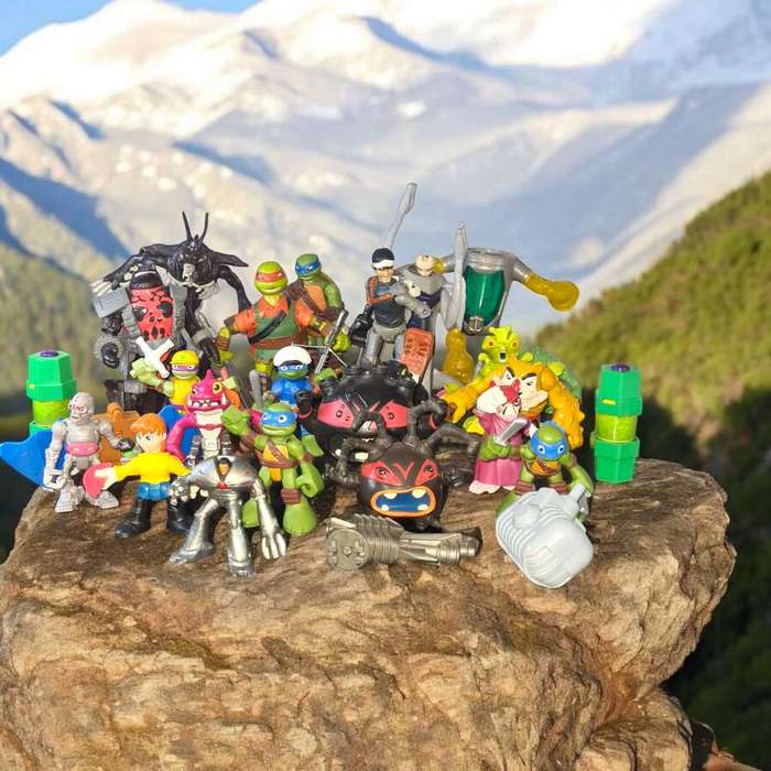 Mutant Ninja Turtles (TMNT) action figures and related characters