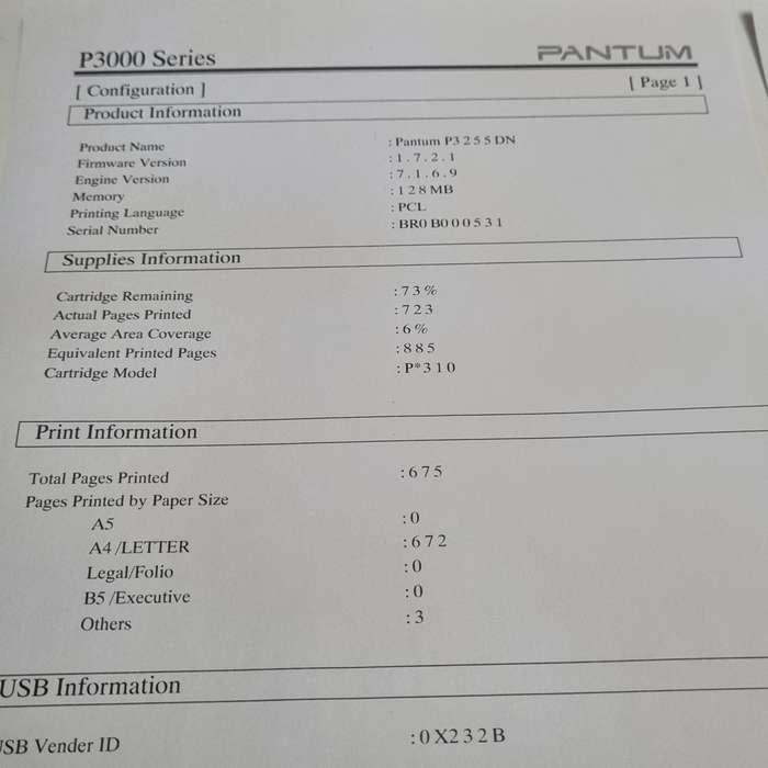 Pantum P 3255 ON Mono Printer