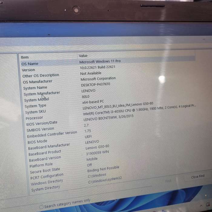 LENOVO G50-80