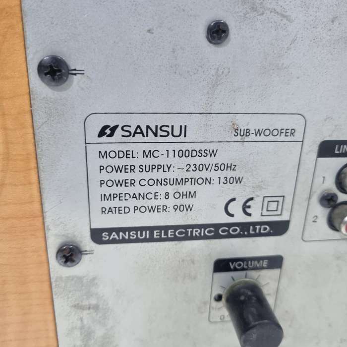 Sansui 10 inch Subwoofer