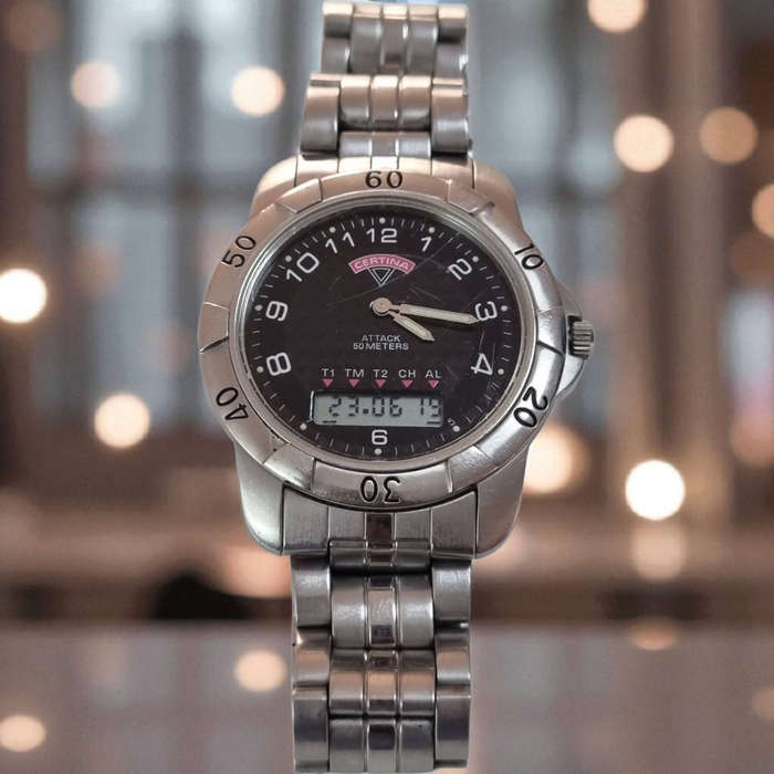 Certina Attack 50 Meters (Ana-Digi), a Swiss quartz sports watch