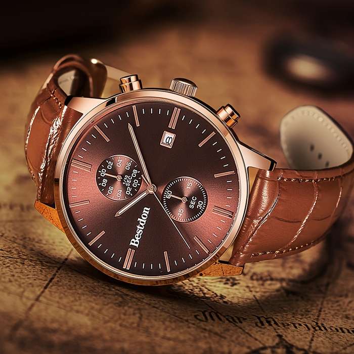 Bestdon Multifunctional Watch with 1/10 Second Timer, Calendar Function