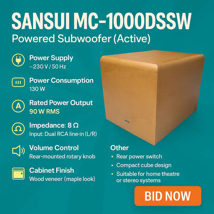 Sansui 10 inch Subwoofer