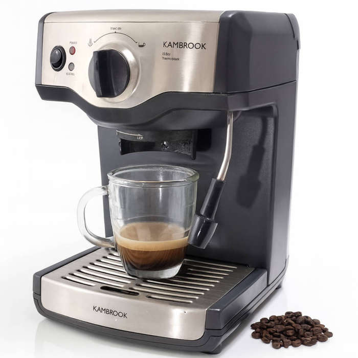 Kambrook Espresso Machine (15 Bar Thermoblock Pump)