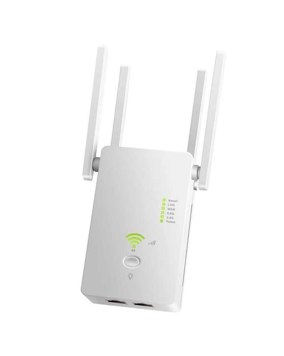 1200Mbps Wireless WiFi Range Extender Repeater-Q-W012 AC Duo-Bands 2.4/5ghz - White