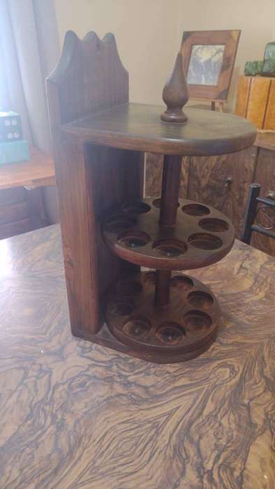 antiques Wood spice rack