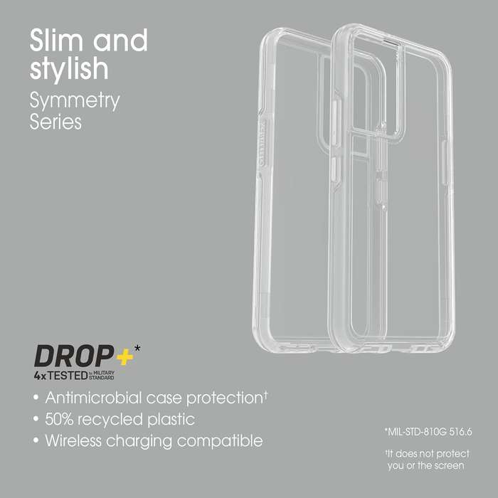 Otterbox Phone Case - Symmetry Series - Clear - compatible with Samsung Galaxy S22+