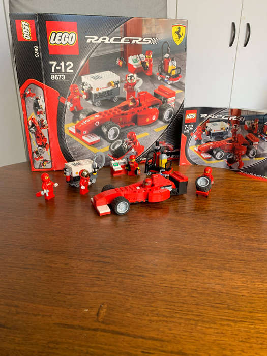 LEGO 8673 Ferrari F1 Fuel Stop  With Box & Instructions