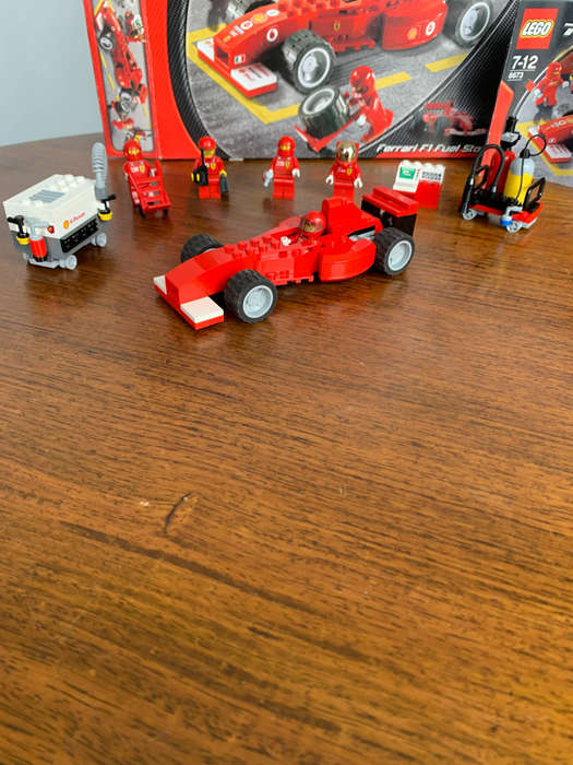 LEGO 8673 Ferrari F1 Fuel Stop  With Box & Instructions