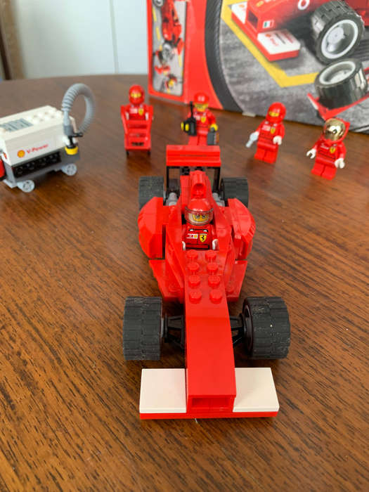 LEGO 8673 Ferrari F1 Fuel Stop  With Box & Instructions