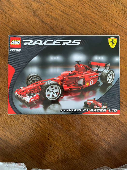 LEGO 8386 Ferrari F1 Racer 1:10  Sealed Packets  Box & Manual  Collectors Set