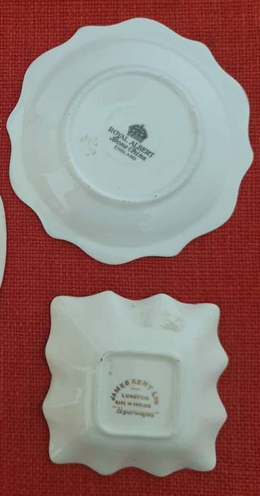 Royal Albert and James Kent collectable small bowls