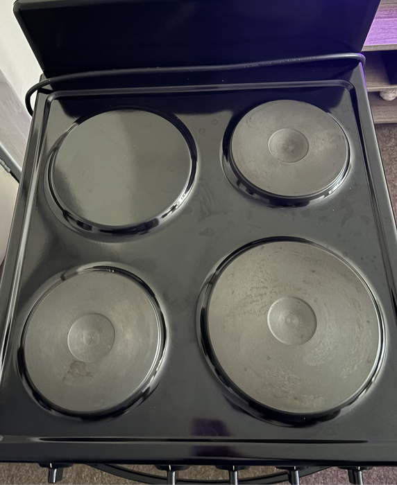 Univa 3 Plate Plug-in Stove Black U305b