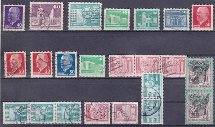 Stamps Mix World Card