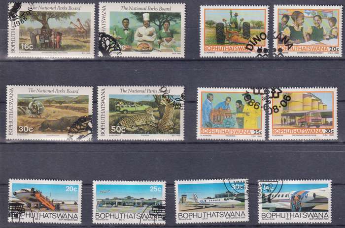 Stamps Bophuthatswana Mix Card