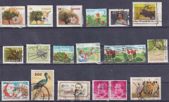Stamps Mix World Card