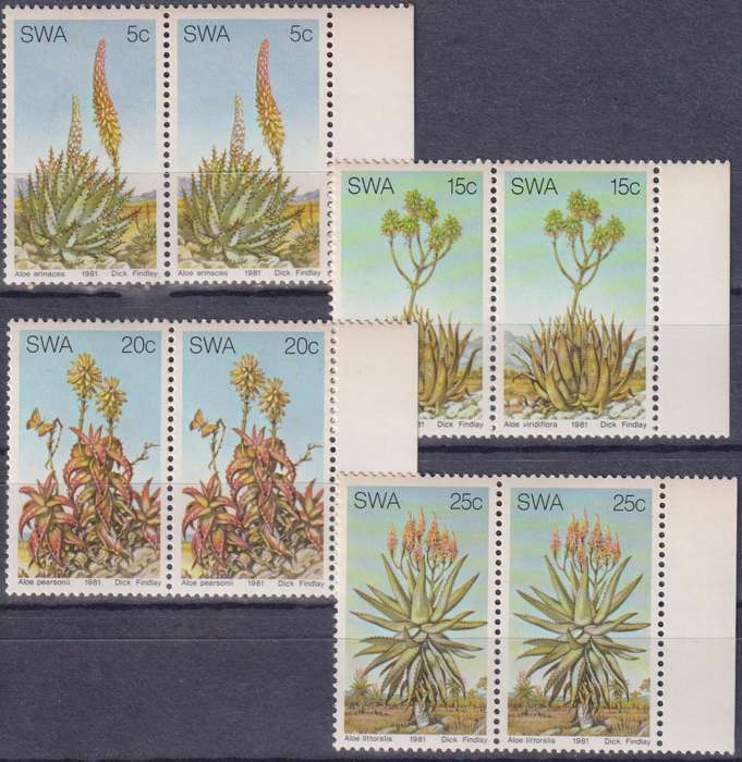 Stamps SWA 1981 Aloes