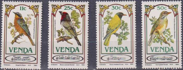 Stamps 1985 Songbirds