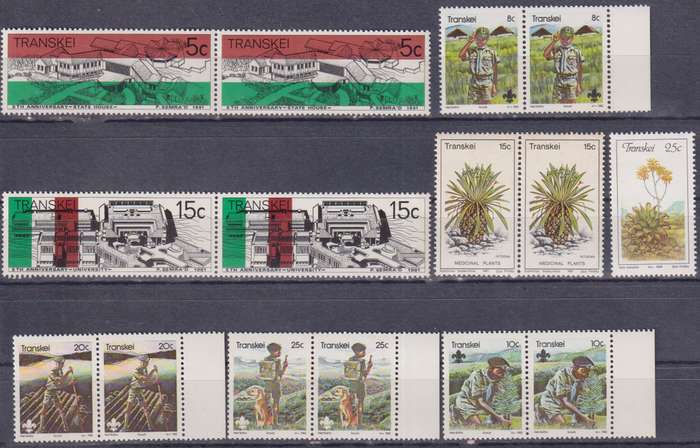 Stamps Transkei Mix Card