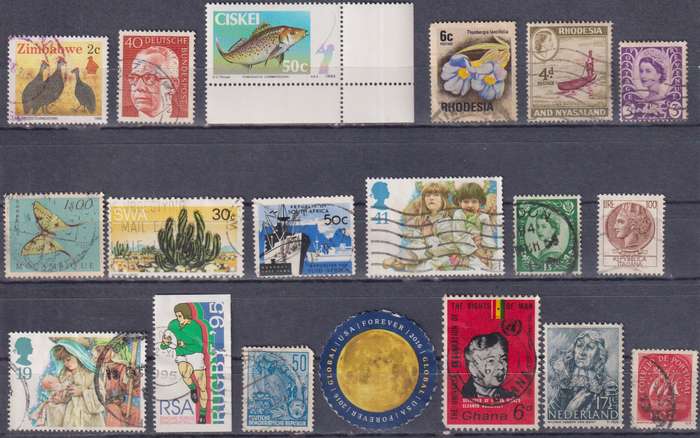Stamps Mix World Card