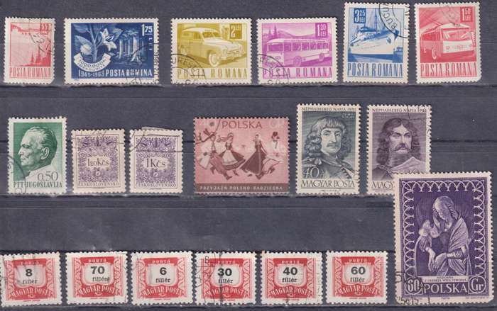 Stamps Mix World Card