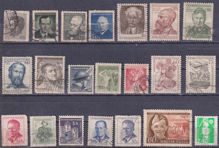 Stamps Mix World Card