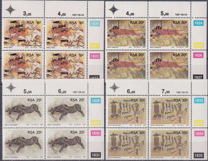 Stamps 1987 Rock Paintings