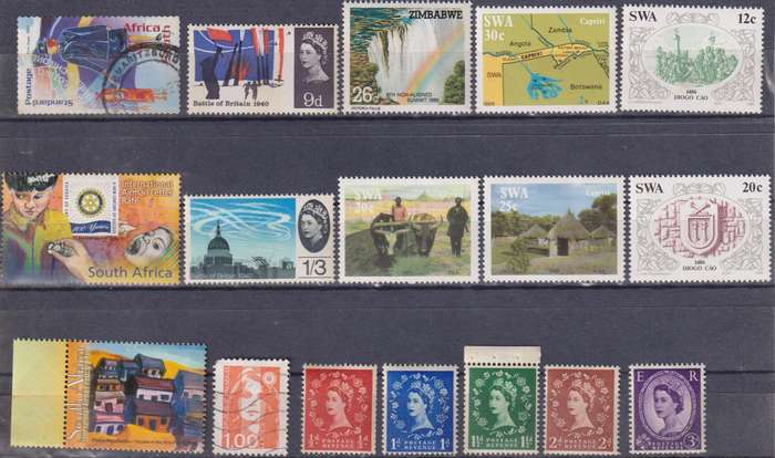 Stamps Mix World Card