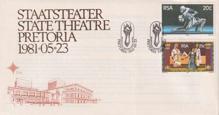 FDC RSA 1981 Opening of State Theatre, Pretoria
