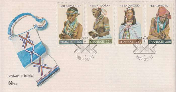 FDC Transkei 1987 Transkei Beadwork