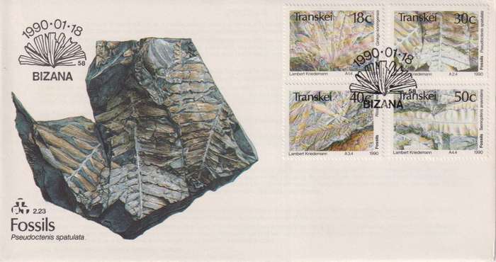 FDC Transkei 1990 Fossil Plants