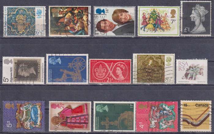 Stamps Mix World Card