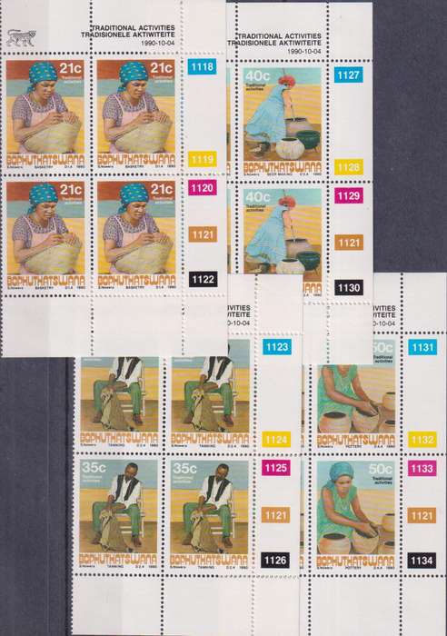 Stamps Control Blocks 1982 History of the Telephone