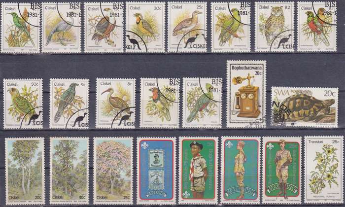 Stamps Mix World Card