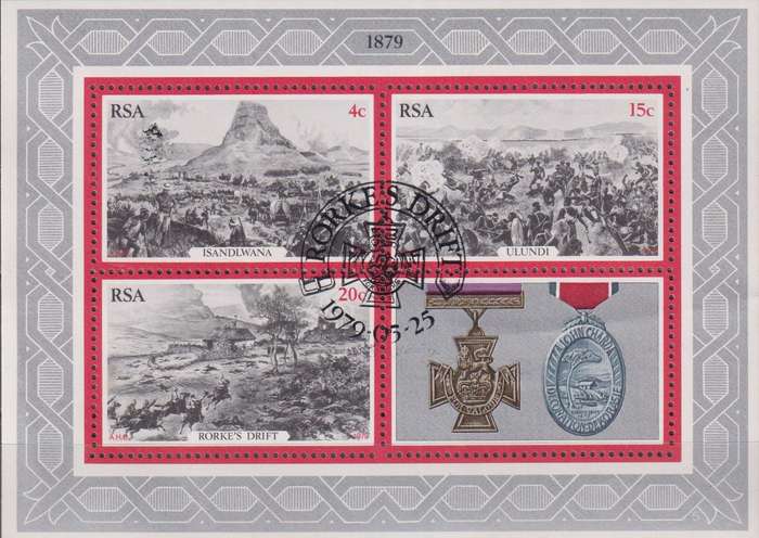 Stamps RSA 1979 The 100th Anniversary of the Zulu War