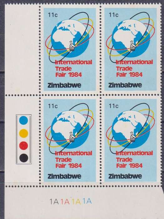 Stamp Control Blocks Zimbabwe