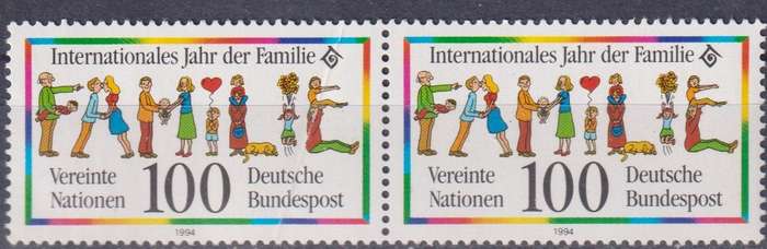 Stamps Germany 1994 The International Family Year