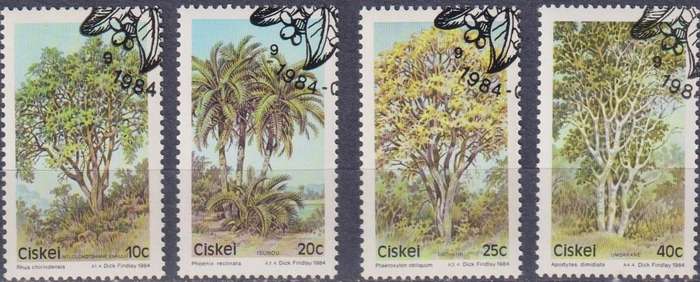 Stamps Ciskei 1984 Fauna - Trees