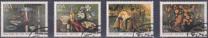 Stamps RSA 1985 Paintings by Frans Oerder