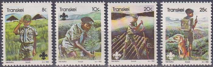 Stamps Transkei 1982 The 75th Anniversary of Boy Scout Movement