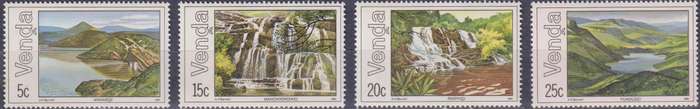 Stamps Venda 1981 Lakes and Waterfalls