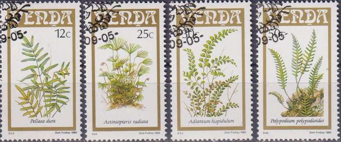 Stamps Venda 1985 Ferns
