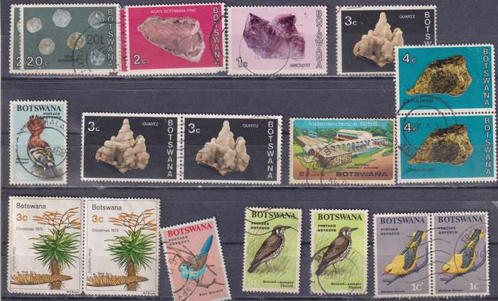 Stamp Mix Botswana Mix Card