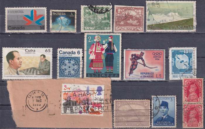 Stamp Mix World Card