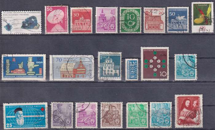 Stamps Germany Mix Card